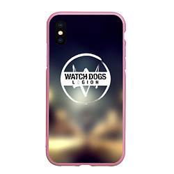 Чехол iPhone XS Max матовый Watch Dogs легион