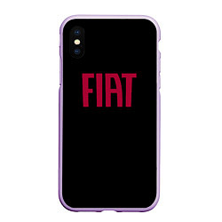 Чехол iPhone XS Max матовый Fiat sport auto brend