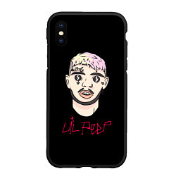 Чехол iPhone XS Max матовый Lil Peep rap music