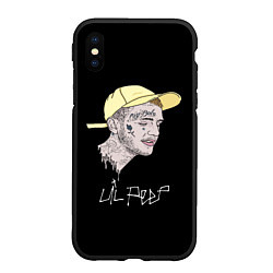 Чехол iPhone XS Max матовый Lil Peep rap steel