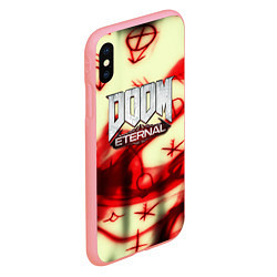 Чехол iPhone XS Max матовый Doom Eteranal символы марса, цвет: 3D-баблгам — фото 2