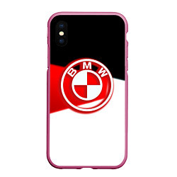 Чехол iPhone XS Max матовый BMW geometry sport