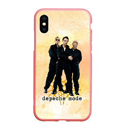 Чехол iPhone XS Max матовый Depeche Mode - Universe band