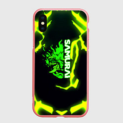 Чехол iPhone XS Max матовый Samurai toxic games, цвет: 3D-баблгам