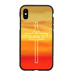 Чехол iPhone XS Max матовый Icon 30STM