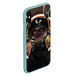 Чехол iPhone XS Max матовый Genshin Impact Klee Yandere, цвет: 3D-мятный — фото 2