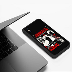 Чехол iPhone XS Max матовый Годжо во всей красе, цвет: 3D-черный — фото 2