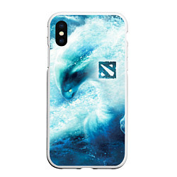 Чехол iPhone XS Max матовый Dota 2 - Morphling, цвет: 3D-белый