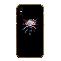 Чехол iPhone XS Max матовый The Witcher logo game