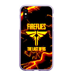 Чехол iPhone XS Max матовый The Last of Us thunderstorm