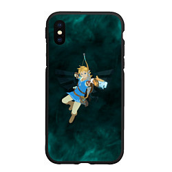 Чехол iPhone XS Max матовый Zelda the game