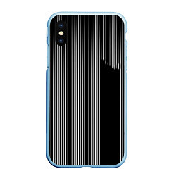 Чехол iPhone XS Max матовый Visual zebra stripes