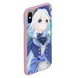 Чехол iPhone XS Max матовый Genshin Impact Furina mockery, цвет: 3D-розовый — фото 2