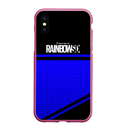 Чехол iPhone XS Max матовый Tom Clancys rainbow six geometry