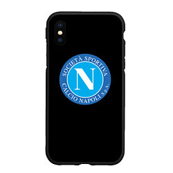 Чехол iPhone XS Max матовый Napoli fc