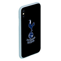Чехол iPhone XS Max матовый Тоттенхэм футбольный клуб, цвет: 3D-голубой — фото 2