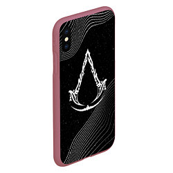 Чехол iPhone XS Max матовый Мираж - Assassins creed, цвет: 3D-малиновый — фото 2