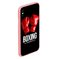 Чехол iPhone XS Max матовый Boxing Champion, цвет: 3D-баблгам — фото 2