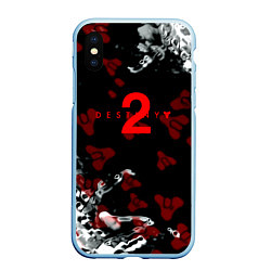 Чехол iPhone XS Max матовый Destiny pattern game