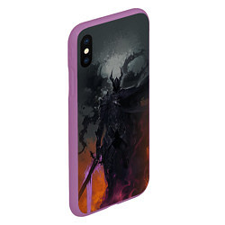 Чехол iPhone XS Max матовый Entity - Solo Leveling, цвет: 3D-фиолетовый — фото 2