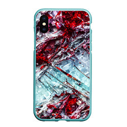 Чехол iPhone XS Max матовый Лёд и кровь