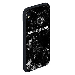 Чехол iPhone XS Max матовый Nickelback black ice, цвет: 3D-черный — фото 2