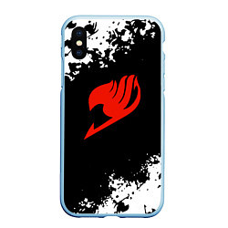 Чехол iPhone XS Max матовый Fairy Tail japan anime