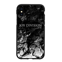 Чехол iPhone XS Max матовый Joy Division black graphite