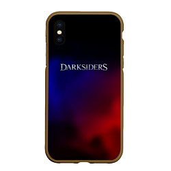 Чехол iPhone XS Max матовый Darksiders gradient