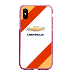 Чехол iPhone XS Max матовый Chevrolet line