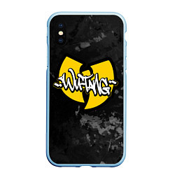 Чехол iPhone XS Max матовый Wu tang clan logo