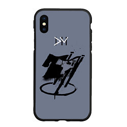 Чехол iPhone XS Max матовый Depeche Mode black celebration, цвет: 3D-черный