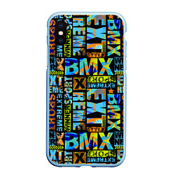 Чехол iPhone XS Max матовый Extreme sport BMX