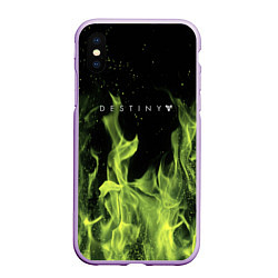 Чехол iPhone XS Max матовый Destity огненный стиль