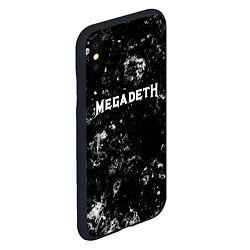 Чехол iPhone XS Max матовый Megadeth black ice, цвет: 3D-черный — фото 2