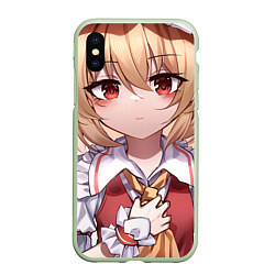 Чехол iPhone XS Max матовый Touhou Project Flandre милая улыбка