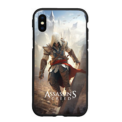 Чехол iPhone XS Max матовый Assassins creed старинный город