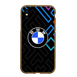 Чехол iPhone XS Max матовый Bmw абстракция