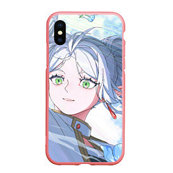 Чехол iPhone XS Max матовый Sousou no Frieren Фрирен beautiful smile