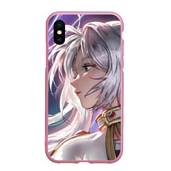 Чехол iPhone XS Max матовый Sousou no Frieren Фрирен beautiful, цвет: 3D-розовый