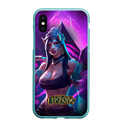 Чехол iPhone XS Max матовый League of Legends Kaisa Kda style