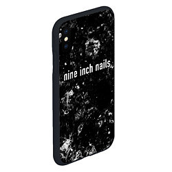 Чехол iPhone XS Max матовый Nine Inch Nails black ice, цвет: 3D-черный — фото 2