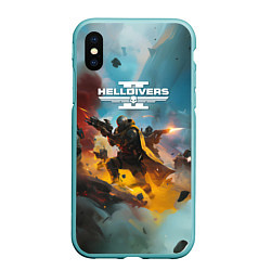 Чехол iPhone XS Max матовый Helldivers 2: Art