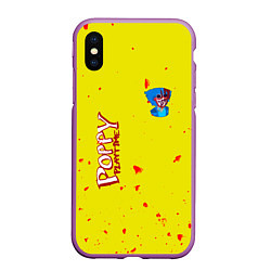 Чехол iPhone XS Max матовый Poppy Playtime Хагги Вагги монстр