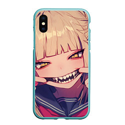 Чехол iPhone XS Max матовый Моя геройская академия Himiko Toga, цвет: 3D-мятный