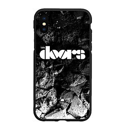 Чехол iPhone XS Max матовый The Doors black graphite, цвет: 3D-черный