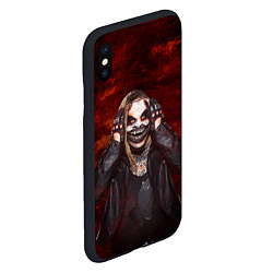 Чехол iPhone XS Max матовый Брей Уайатт - The Fiend, цвет: 3D-черный — фото 2