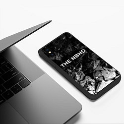 Чехол iPhone XS Max матовый The Neighbourhood black graphite, цвет: 3D-черный — фото 2