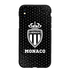 Чехол iPhone XS Max матовый Monaco sport на темном фоне