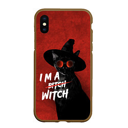 Чехол iPhone XS Max матовый I am witch